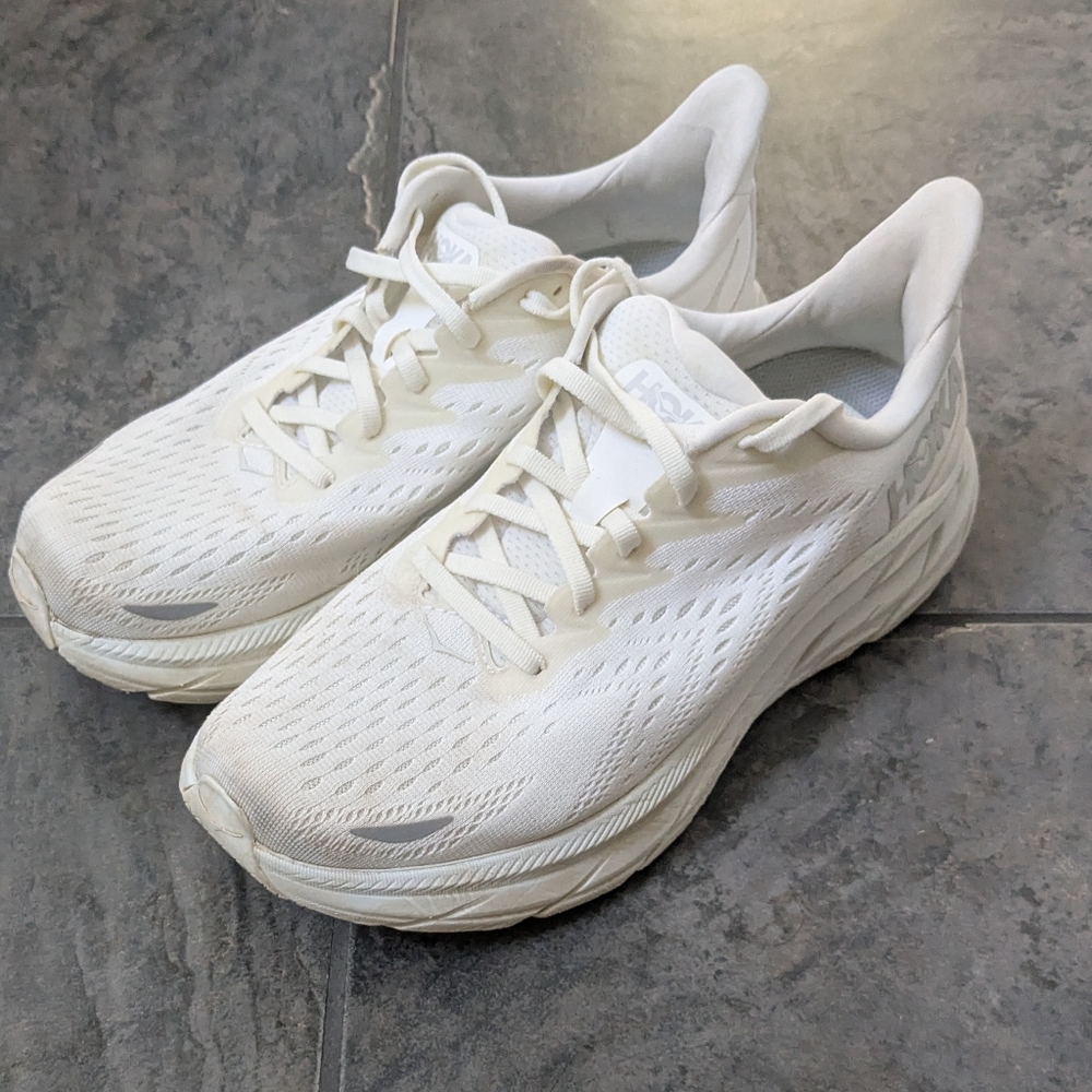 Hoka Clifton 8 White